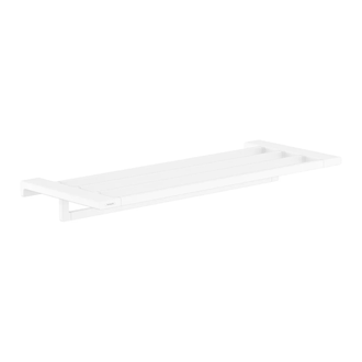 Полка с держателем для полотенец 648 мм Hansgrohe AddStoris, белый матовый (41751700) фото 1 Aquada.com.ua