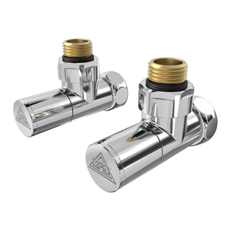 Кран кутовий Laris 1/2" - 3/4" Звичайний + ексцентрики 2шт. (LX-8202) (71401041)