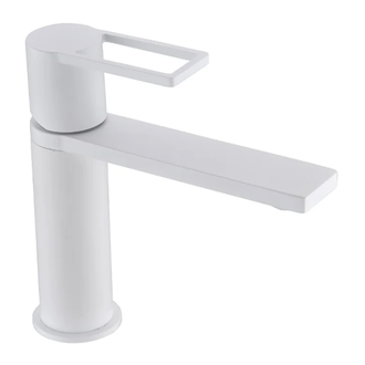 AIM Змішувач для раковини білий (DG06510-1) (DG06510-1 frosted white)