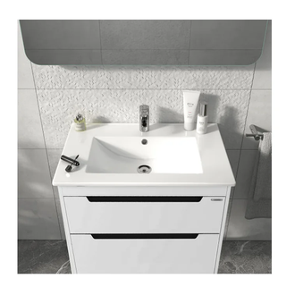 Sanwerk GRETA Тумба з умивальником 70 см, біла (MV0000884)