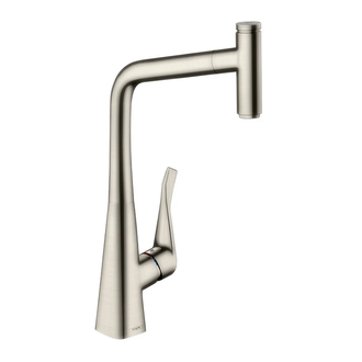 Смеситель для кухни, однорычажный Hansgrohe Select (цвет - сталь) (14884800) фото 1 Aquada.com.ua