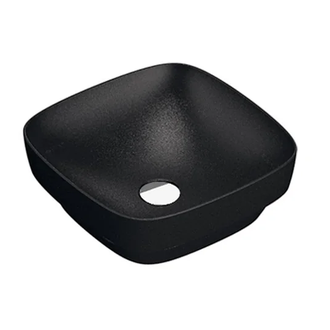 Раковина полувстраиваемая Catalano Green Lux / Colori 40 х 40 см, чёрный матовый (140AGRLXNS) фото 1 Aquada.com.ua
