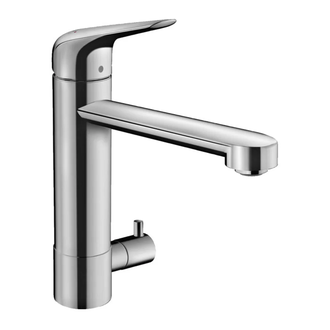 Кухонный смеситель 180, с запорным вентилем, 1jet Hansgrohe Focus M42 (цвет - хром) 71813000