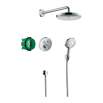 HANSGROHE Душевой набор (верхний, ручной душ, ibox, термостат) ShowerSet Raindance Select S/ShowerSelect S (27297000) фото 1 Aquada.com.ua