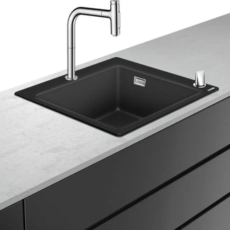 Hansgrohe COMBI C51-F450-06 Мийка зі змішувачем, хром (43217000)
