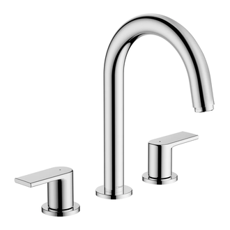 Смеситель для раковины Hansgrohe Vernis Shape (цвет - хром), с донным клапаном (71563000) фото 1 Aquada.com.ua