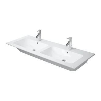 Раковина двойная мебельная Duravit Me by Starck 130 x 49 см (2336130000) фото 1 Aquada.com.ua