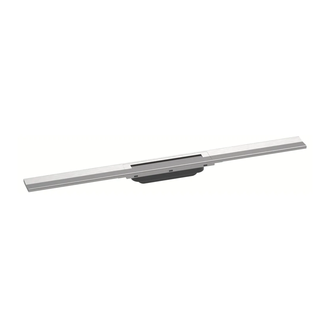 Трап для душа 80 см Hansgrohe RainDrain Flex, матовая нержавеющая сталь (56044800) фото 1 Aquada.com.ua