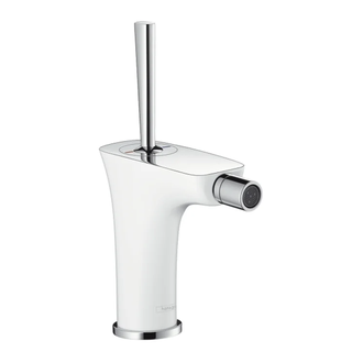 HANSGROHE Смеситель для биде,однорычажный,(цв. белый) PuraVida (15270400) фото 1 Aquada.com.ua