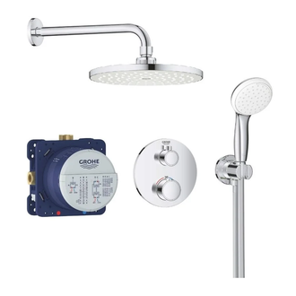 Набір GROTHERM 3472700L терм.+верх.душ Temp.Cosm.200мм+ручн.душ NTempesta 100 II set 5,7 GROHE НІМЕЧЧИНА