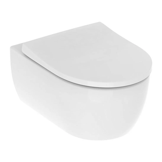 Унитаз подвесной Rimfree (безободковий) Geberit Icon, с сиденьем Soft Close (500.784.01.1) фото 1 Aquada.com.ua