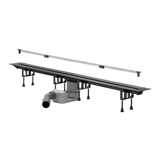 Трап для душа Viega Advantix Vario1200 95-150 мм + решетка для трапа SR2 глянцевая (704360) фото 1 Aquada.com.ua
