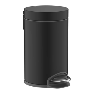 Мусорное ведро Hansgrohe AddStoris, чёрный матовый (41775670) фото 1 Aquada.com.ua