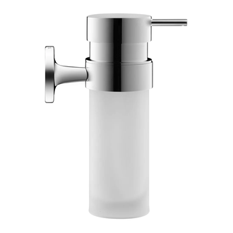 Дозатор для жидкого мыла Duravit Starck T, хром/матовое стекло (0099351000) фото 1 Aquada.com.ua