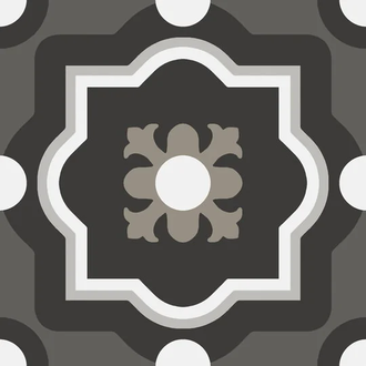 Плитка керамогранітна CSAPBW0420 Patchwork B&W 04 200x200x10 Sant'agostino