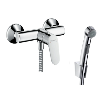 Набор для гигиенического душа Hansgrohe Focus (цвет - хром) (3196000S) фото 1 Aquada.com.ua