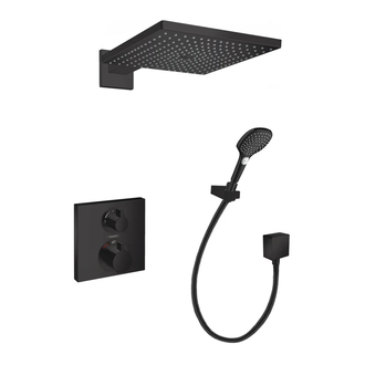 Душевая система скрытого монтажа Hansgrohe Raindance 300 цвет черный мат (2623815714MB) фото 1 Aquada.com.ua