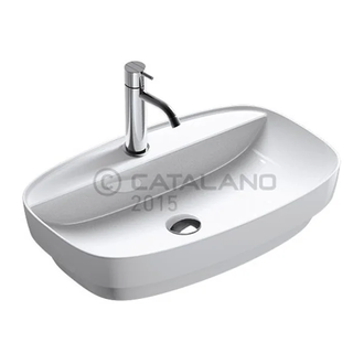 Раковина накладная на столешницу Catalano Green Lux 65 x 42 см (165GRLX00) фото 1 Aquada.com.ua