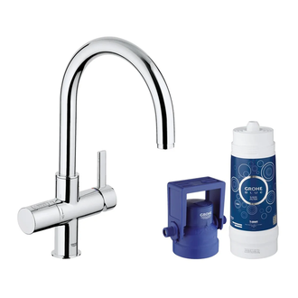 Grohe Blue Pure Смеситель кухонный с фильтром, хром (33249001)