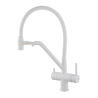 KOER KB-72006-03 Змішувач кухонний з виходом для води, чорний (KR3381)