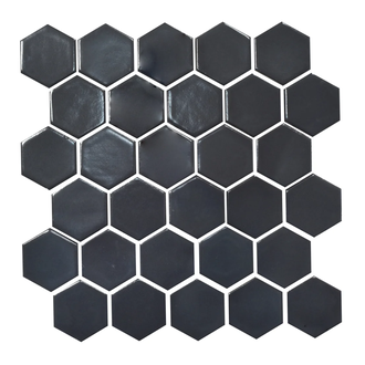 Мозаїка H 6022 Hexagon Grafit Black 295x295x9 Котто Кераміка