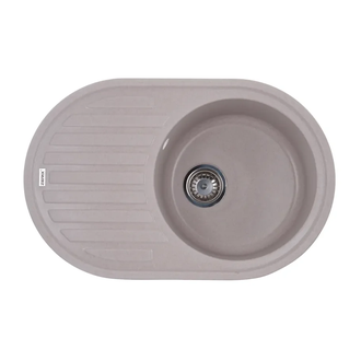 Мийка кухонна Zerix ZS-7750R-06 Бежева (ZX4557)