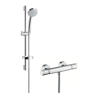 Hansgrohe Термостат для душа Ecostat Comfort с душевым гарнитуром Croma 100 Vario Combi 0,65 см (27034000) фото 1 Aquada.com.ua