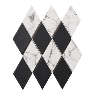 Мозаїка D 69003 Diamond С2 Black Print 50 MAT 264x314 Котто Кераміка