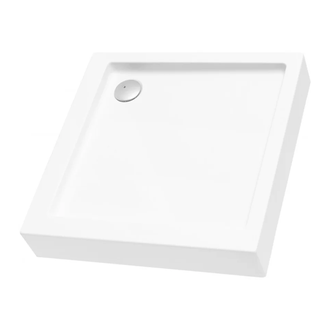 Душевой поддон акриловый Ravak Modena Slim 90 х 90 х h12,5 см, с сифоном Slim 90 хром (XАU0000031) фото 1 Aquada.com.ua