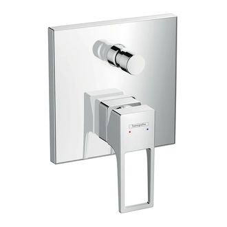 HANSGROHE Смеситель для ванны однорычажный с дугообразной ручкой, скрытый монтаж, хром Metropol (74545000) фото 1 Aquada.com.ua