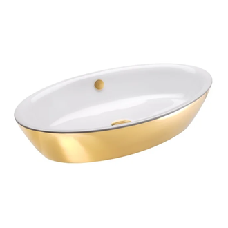 Раковина накладная на столешницу Catalano Gold & Silver 70 х 42 см (170VLNBO) фото 1 Aquada.com.ua