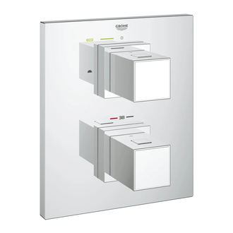 GROHE Термостат для ванны Grohtherm Cube (цвет - хром) (19958000) фото 1 Aquada.com.ua