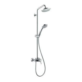 Душова панель Hansgrohe Croma 160 1jet Showerpipe зі змішувачем, хром (27154000)
