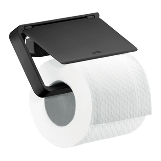 Бумагодержатель с крышкой Axor Universal Accessories (цвет - satin black) (42836350) фото 1 Aquada.com.ua