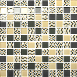 Мозаїка GMP 0825003 С3 Print 2-ral 1014-ral 300x300х8 Котто Кераміка