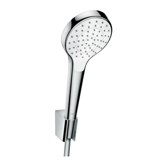 Ручной душ с держателем и шлангом 1,25 м Hansgrohe Croma Select S 1jet (цвет - хром/белый) (26420400) фото 1 Aquada.com.ua