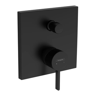 Смеситель для ванны/душа Hansgrohe Finoris (цвет - чёрный матовый) (76415670) фото 1 Aquada.com.ua
