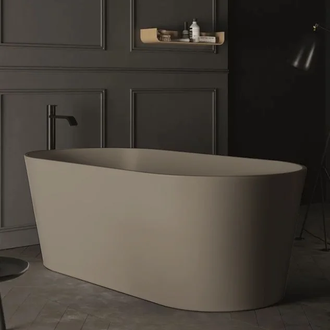 Ванна зі штучного каменю Nic Design Bay 160x80 см, Sabbia матовий (014719051)
