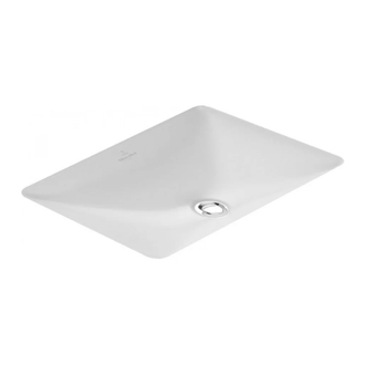Раковина встраиваемая под столешницу Villeroy & Boch Loop & Friends 540 х 340 мм без перелива (616301R1) фото 1 Aquada.com.ua