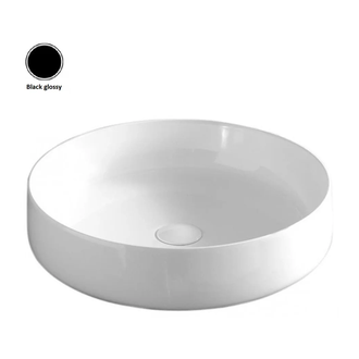 Умивальник на стільницю Artceram Cognac D48, чорний глянсовий (COL002 03; 00)