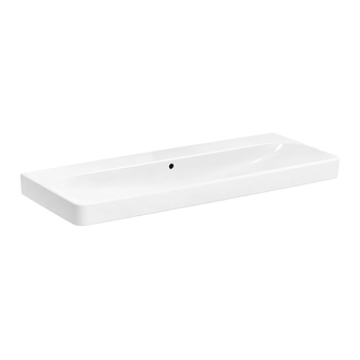 Раковина подвесная Geberit Smyle Square 120 х 48 х h16,5 см, без отверстия под смеситель (500.225.01.1) фото 1 Aquada.com.ua