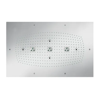 Верхний душ без подсветки, Hansgrohe Raindance 680х460 мм 28417000H