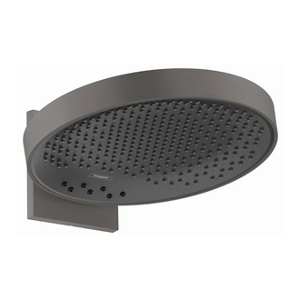 Верхний душ Ø 360 мм Hansgrohe Rainfinity, 3-типа струи (цвет - чёрный матовый хром) (26234340) фото 1 Aquada.com.ua