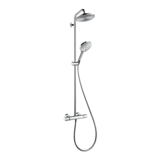 HANSGROHE Душевая система с Термостатом Raindance Select S 240 Showerpipe (27115000) фото 1 Aquada.com.ua