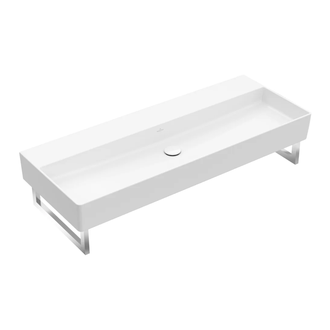Раковина подвесная 120 х 47 см Villeroy & Boch Memento 2.0 (альпийский белый) (4A22C301) фото 1 Aquada.com.ua