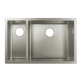 Мойка для монтажа под столешницу Hansgrohe S71 S719-U655 (цвет - нержавеющая сталь) 180/450 (43429800) фото 1 Aquada.com.ua
