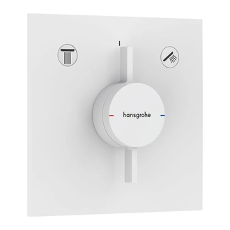 Hansgrohe DuoTurn E Змішувач прихований, білий (75417700)