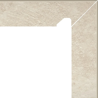 Цоколь Scandiano Beige Правий 2 ел 8,1x30 код 5809 Ceramika Paradyz (Z---081X300-1-SCAN.BEPR-C)