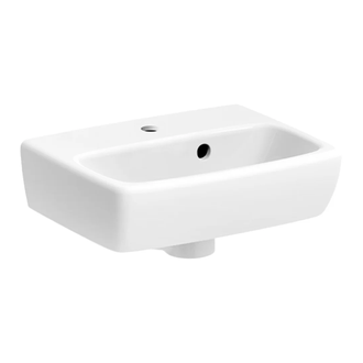 Маленькая (мини) раковина Geberit Selnova Square 36 х 28 см, с 1 отверстием под смеситель (500.316.01.1)