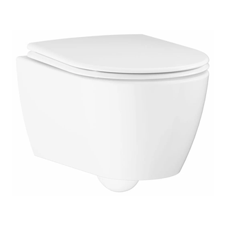 Унитаз подвесной безободковый Grohe Essence с сиденьем Soft Close (3957100H+39577000) фото 1 Aquada.com.ua